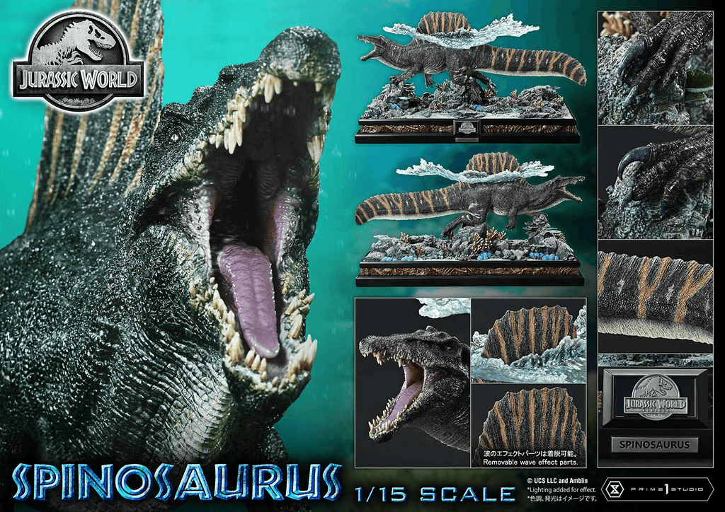 Prime 1 Studio Jurassic World Rebirth Spinosaurus - Échelle 1/15 - PRÉCOMMANDE