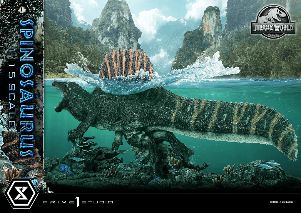 Prime 1 Studio Jurassic World Rebirth Spinosaurus - Échelle 1/15 - PRÉCOMMANDE