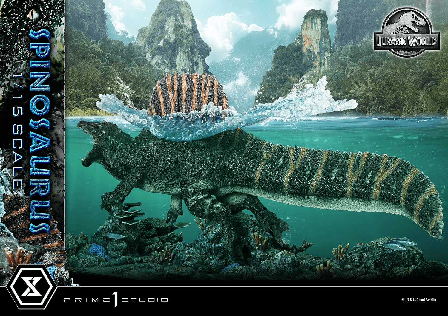 Prime 1 Studio Jurassic World Rebirth Spinosaurus - Échelle 1/15 - PRÉCOMMANDE