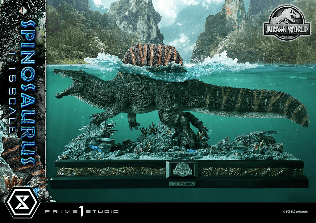 Prime 1 Studio Jurassic World Rebirth Spinosaurus - Échelle 1/15 - PRÉCOMMANDE