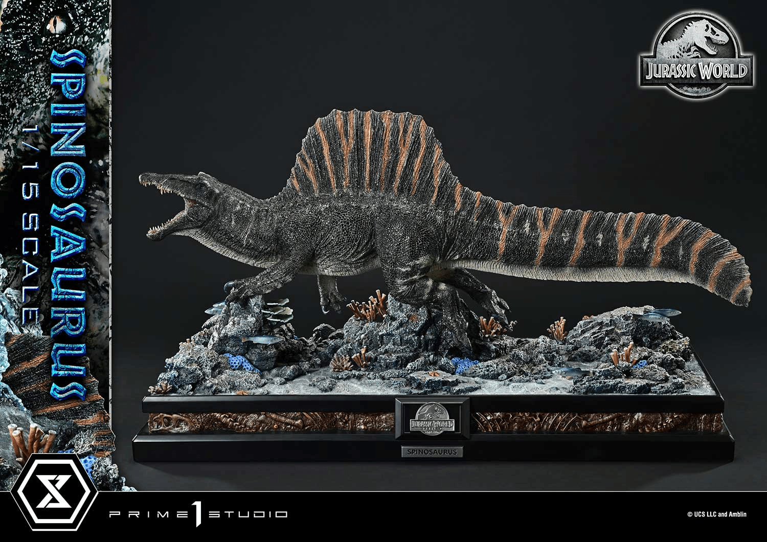 Prime 1 Studio Jurassic World Rebirth Spinosaurus - Échelle 1/15 - PRÉCOMMANDE
