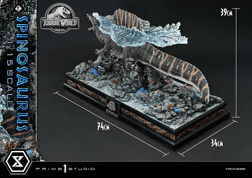 Prime 1 Studio Jurassic World Rebirth Spinosaurus - Échelle 1/15 - PRÉCOMMANDE
