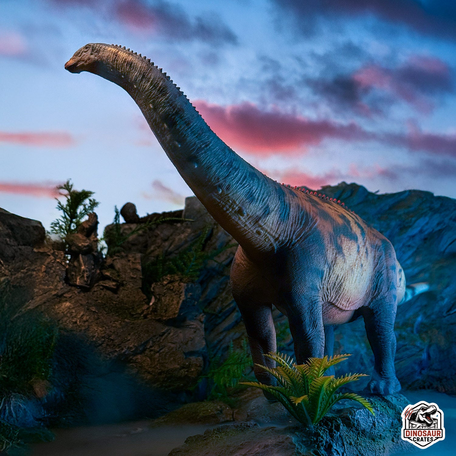 Haolonggood Brontosaurus Dinosaur Figure