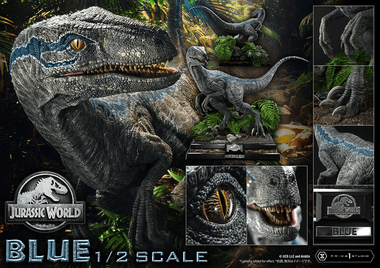 Legacy Museum Collection Jurassic World: Fallen Kingdom (Film) Blue 1/2 Scale - PRE-ORDER