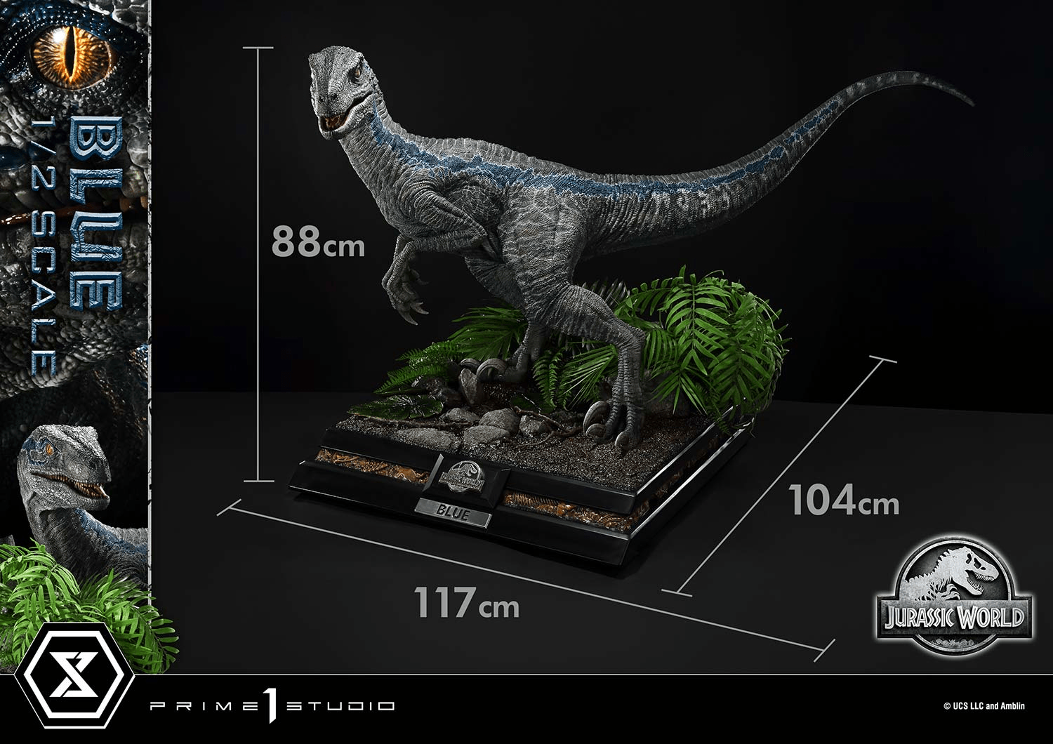 Legacy Museum Collection Jurassic World: Fallen Kingdom (Film) Blue 1/2 Scale - PRE-ORDER