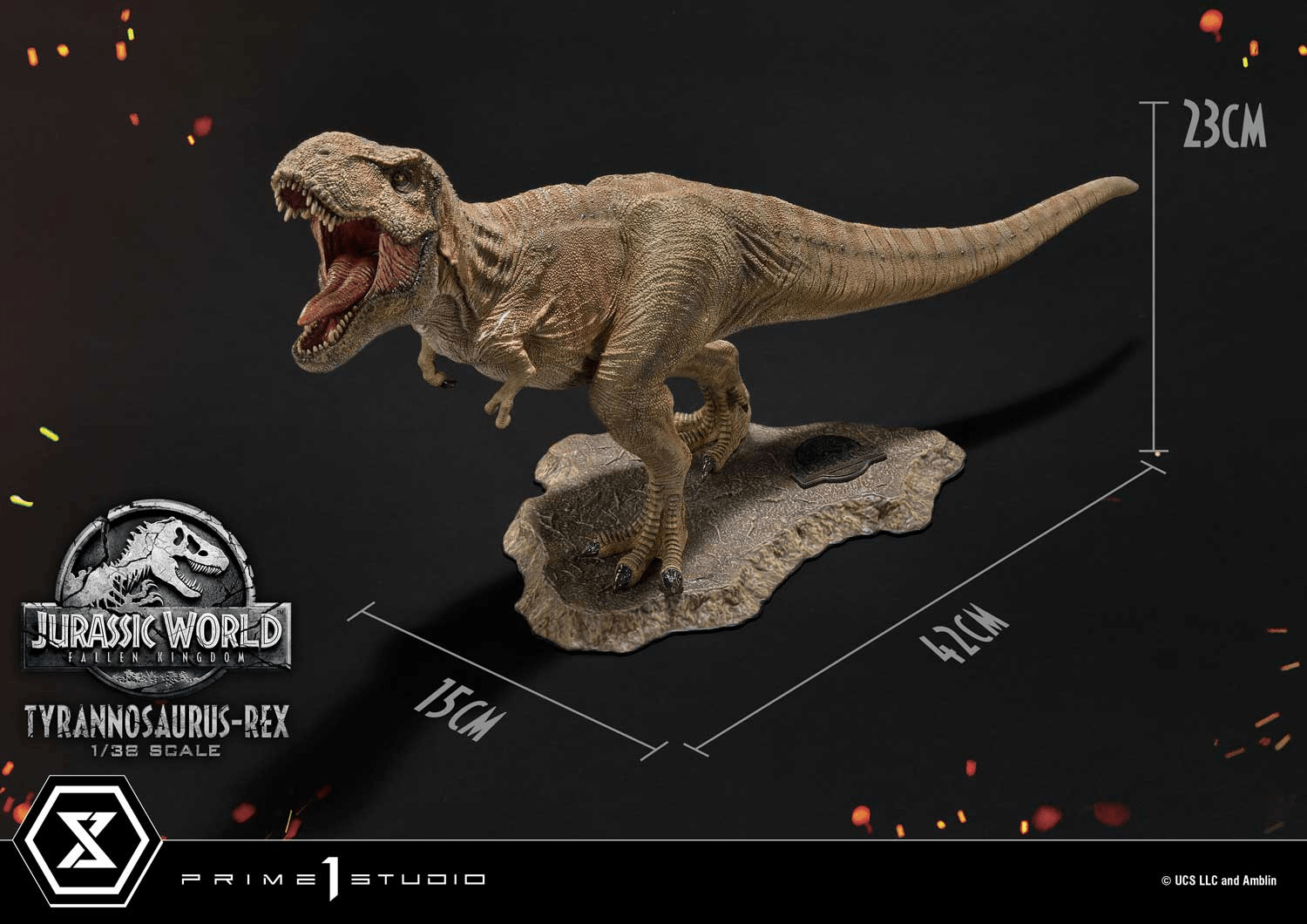 Prime 1 Studio Jurassic World : Fallen Kingdom (Film) Figurine de collection Tyrannosaurus-Rex - PRÉCOMMANDE