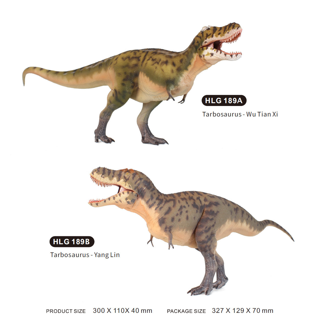 Haolonggood Tarbosaurus Dinosaur Figure