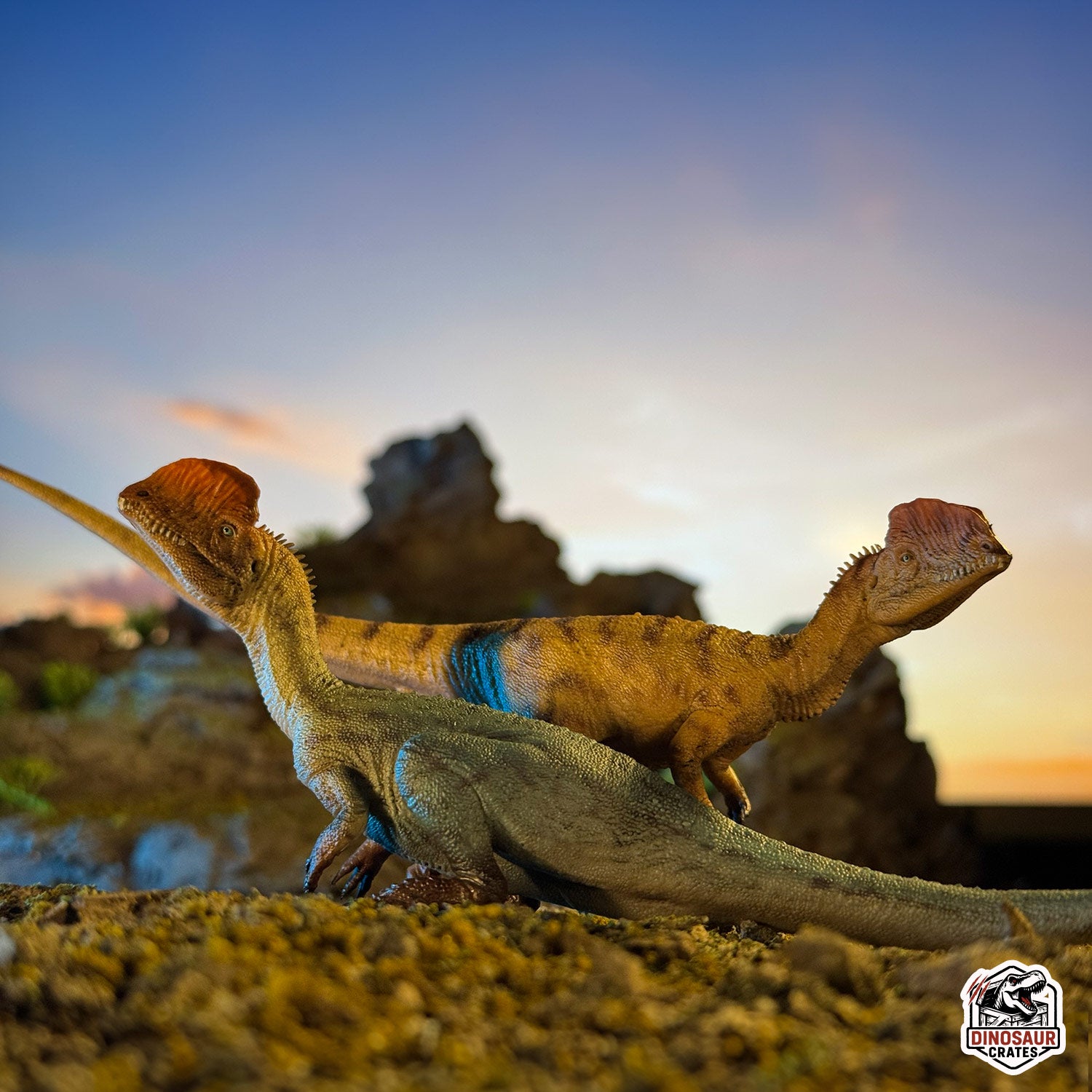 Haolonggood Dilophosaurus Dinosaur Figure