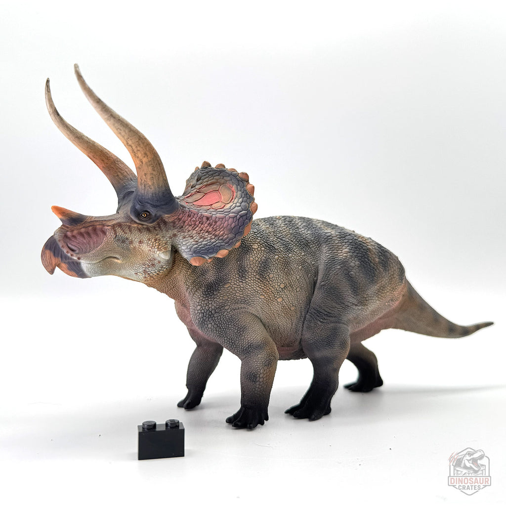 Haolonggood Figurine de dinosaure Tricératops