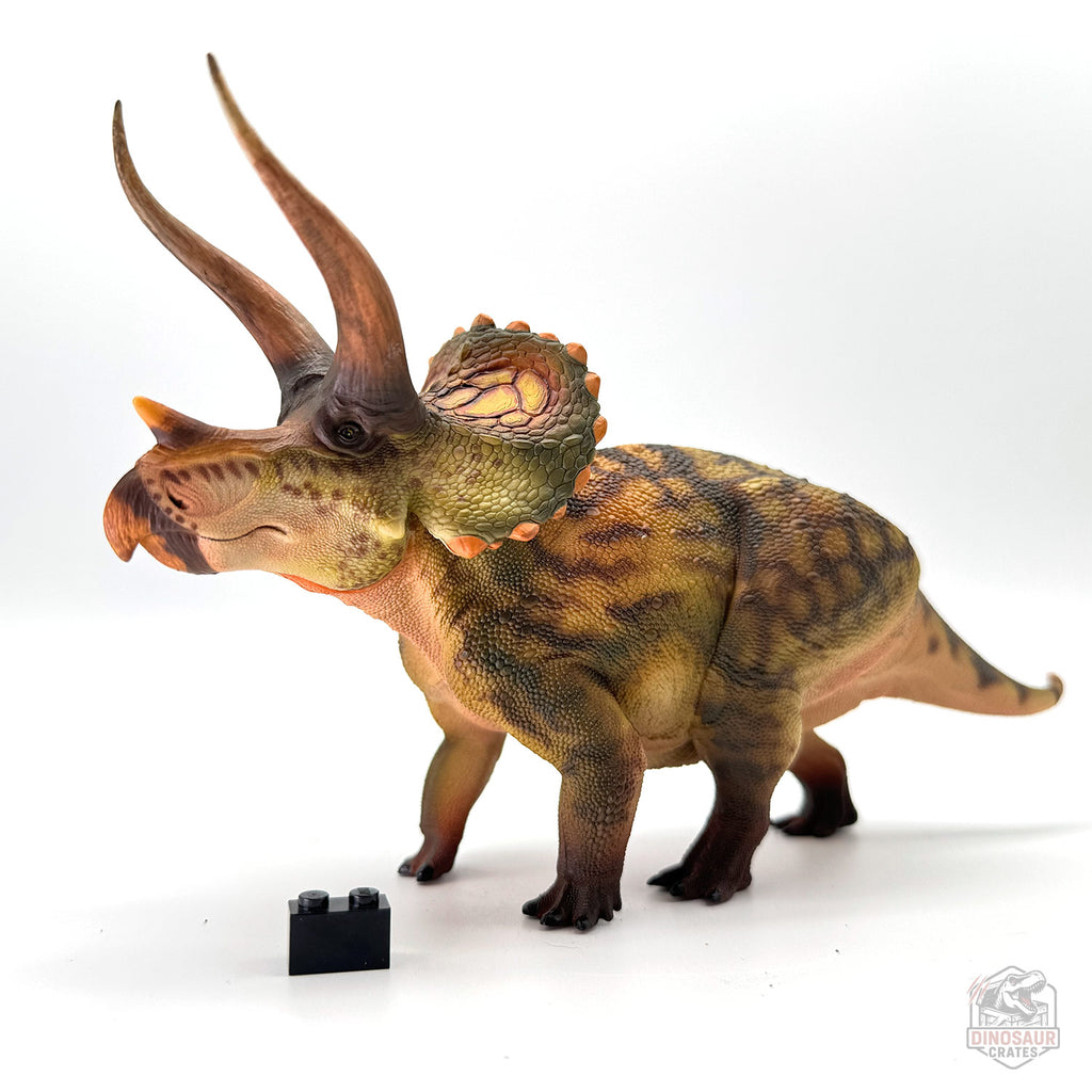 Haolonggood Figurine de dinosaure Tricératops