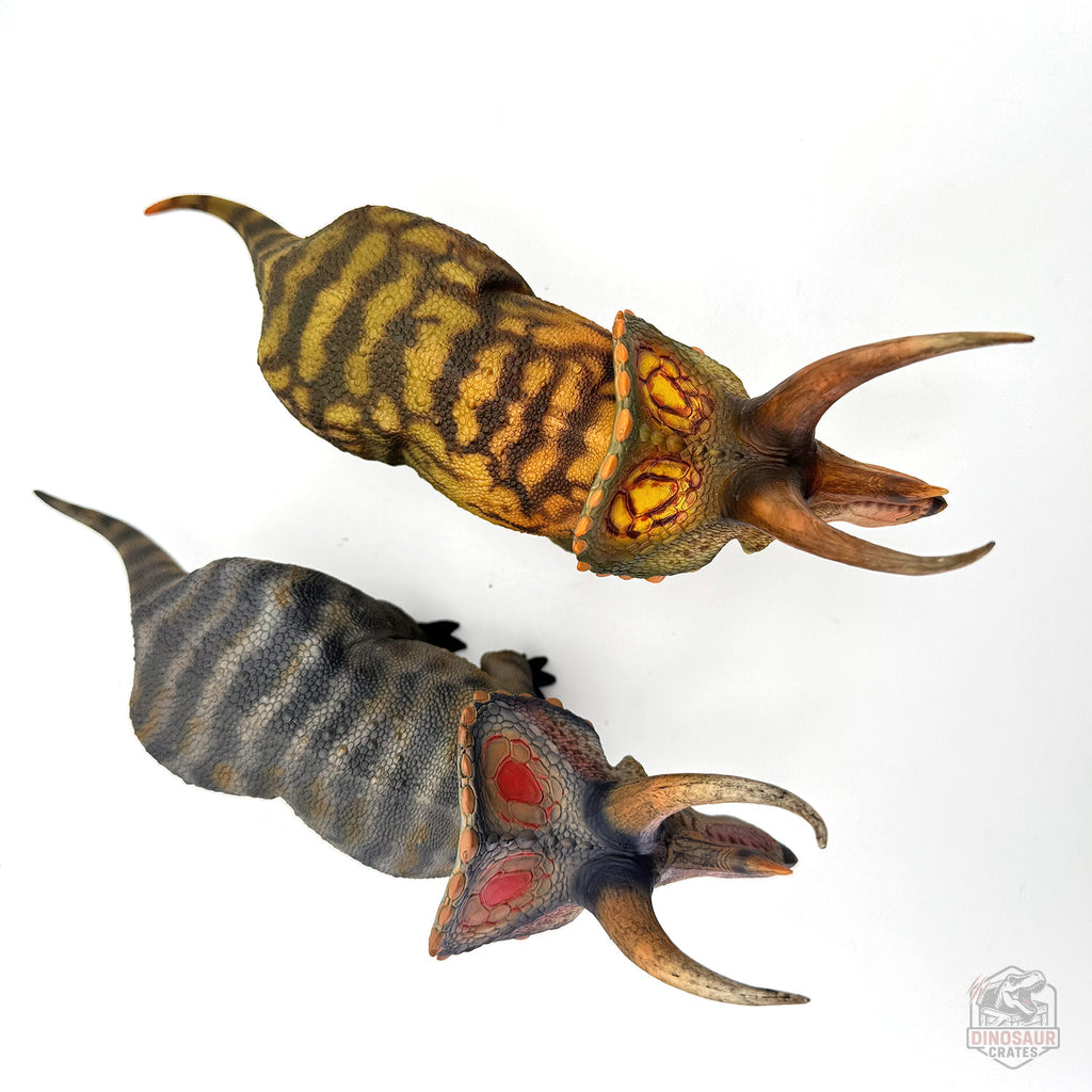 Haolonggood Figurine de dinosaure Tricératops