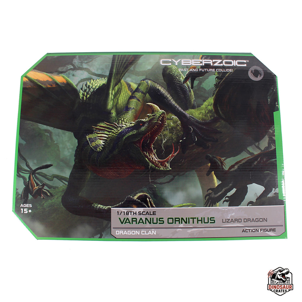 Lizard Dragon- (Varanus ornithus) – Cyberzoic- 1/18th scale action figure