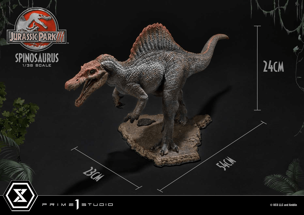 Prime 1 Studio Jurassic Park III (Film) Figurine de collection Spinosaurus - PRÉCOMMANDE