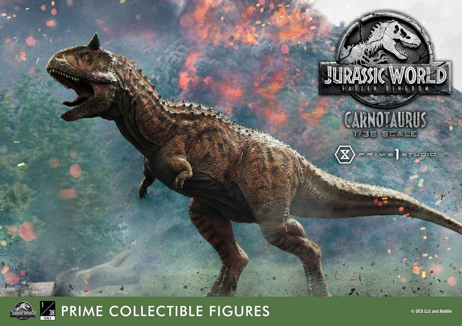 Prime 1 Studio Collectible Figures Jurassic World: Fallen Kingdom (Film) Carnotaurus