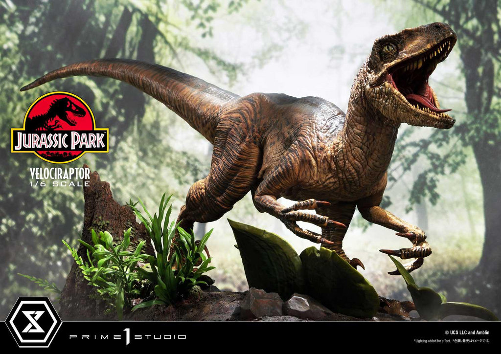 (PRE-ORDER) Prime 1 Studio Legacy Museum Collection Jurassic Park (Film) Velociraptor Attack 1/6 scale