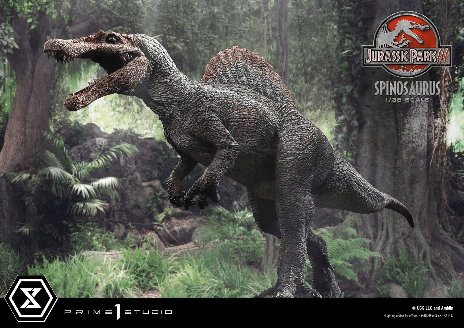 Prime 1 Studio Jurassic Park III (Film) Figurine de collection Spinosaurus - PRÉCOMMANDE