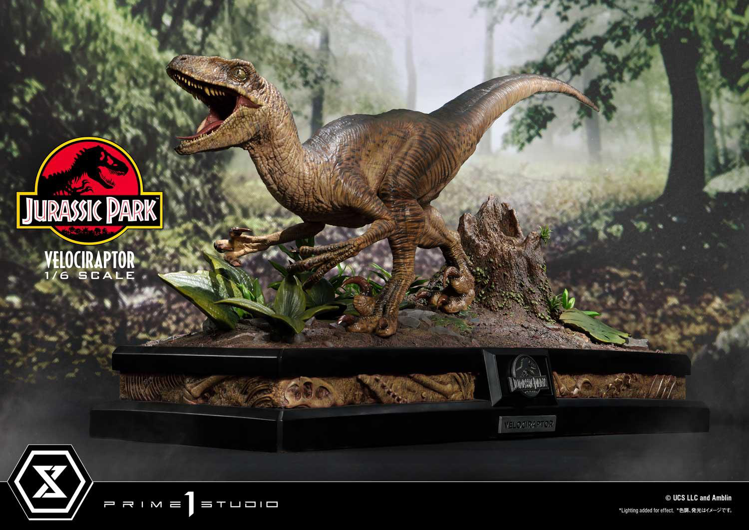 (PRE-ORDER) Prime 1 Studio Legacy Museum Collection Jurassic Park (Film) Velociraptor Attack 1/6 scale