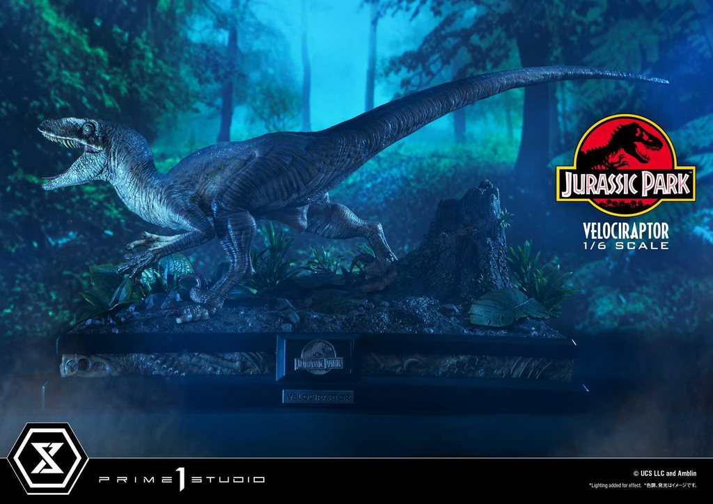 (PRE-ORDER) Prime 1 Studio Legacy Museum Collection Jurassic Park (Film) Velociraptor Attack 1/6 scale
