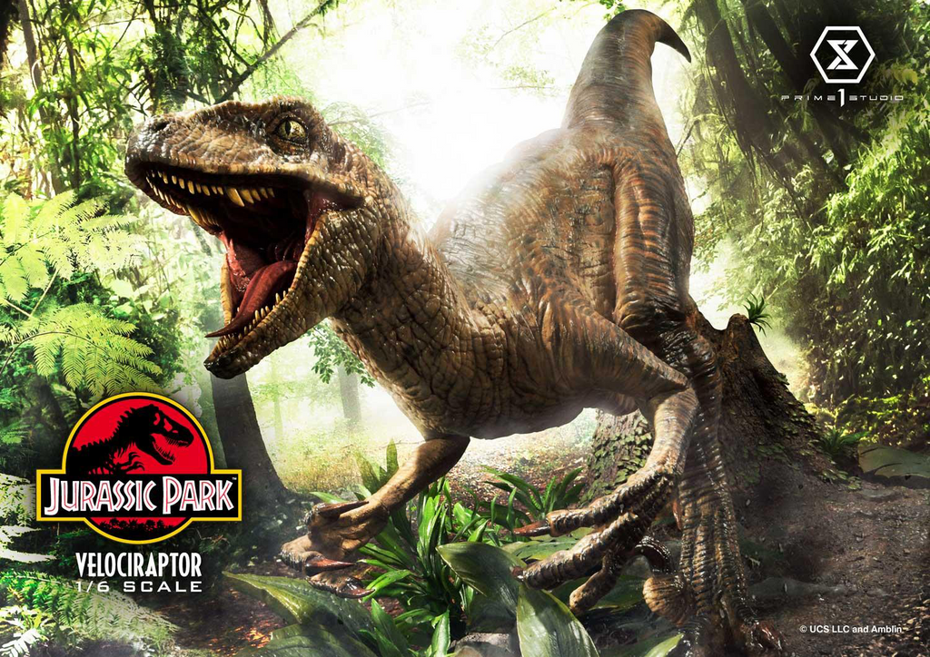 (PRE-ORDER) Prime 1 Studio Legacy Museum Collection Jurassic Park (Film) Velociraptor Attack 1/6 scale
