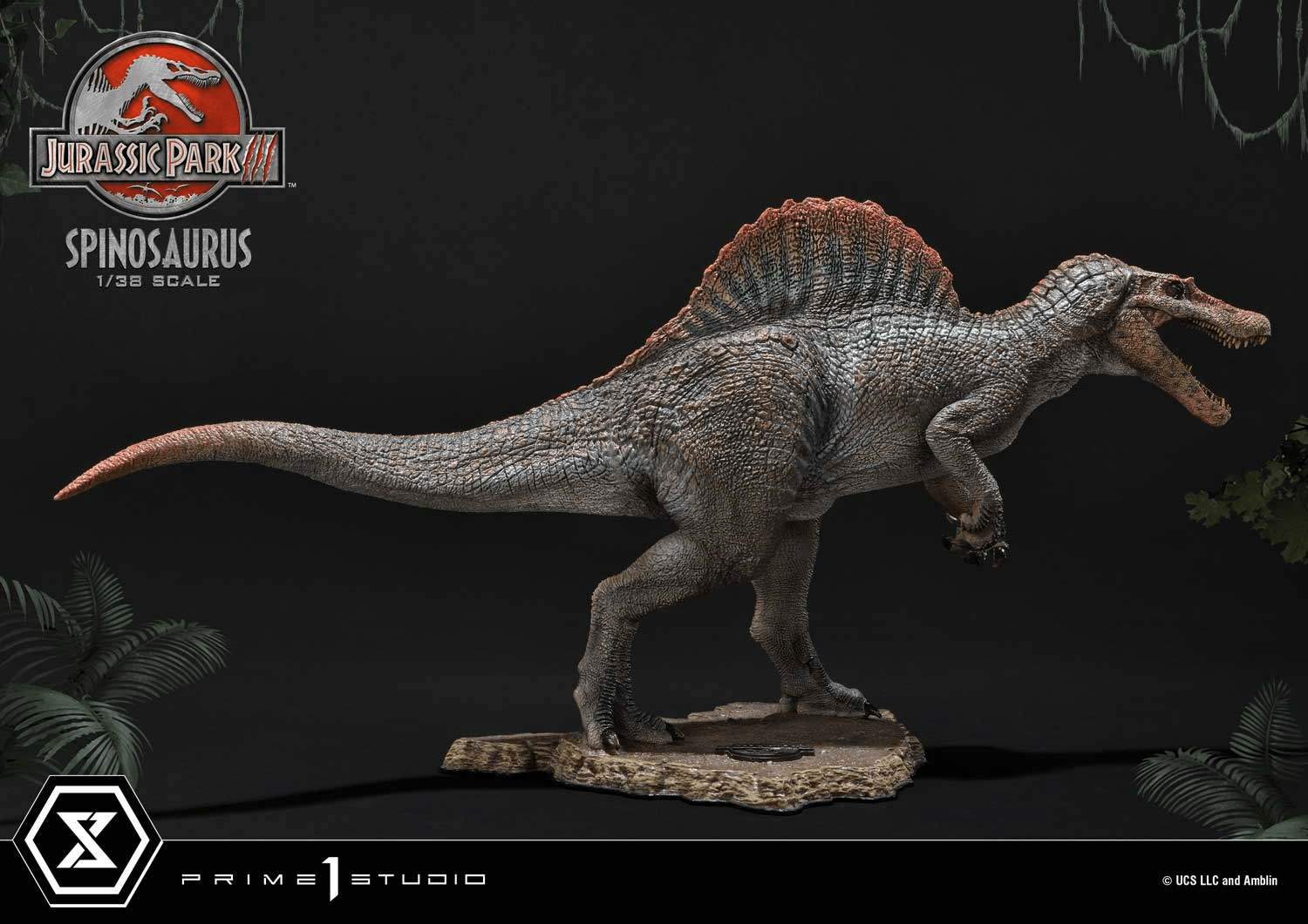 Prime 1 Studio Jurassic Park III (Film) Figurine de collection Spinosaurus - PRÉCOMMANDE