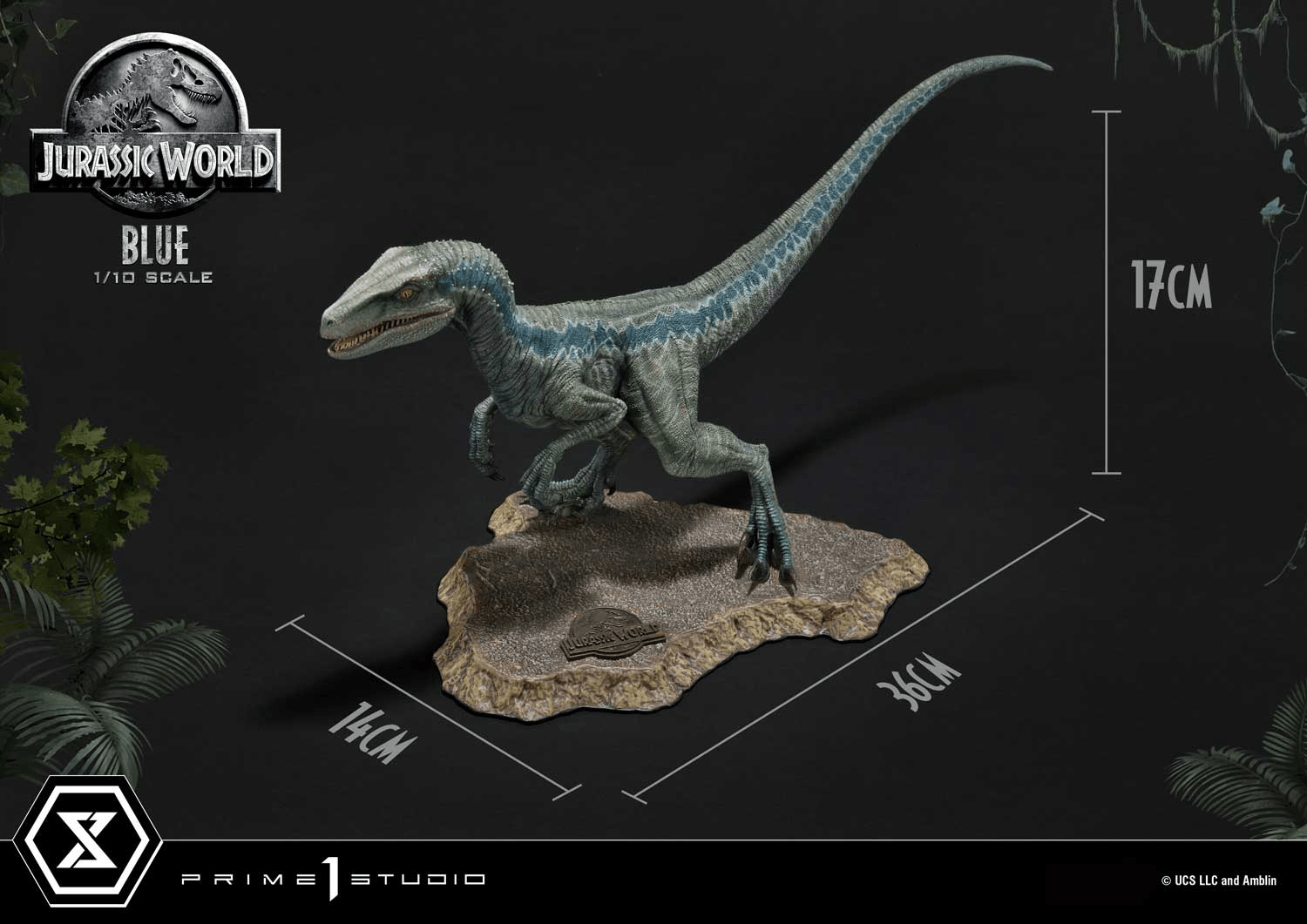 Prime 1 Studio Jurassic World (Film) Figurine de collection Blue - PRÉCOMMANDE