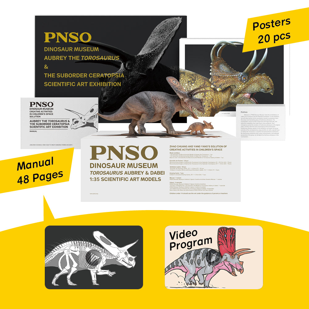 PNSO Aubrey & Dabei the Torosaurus